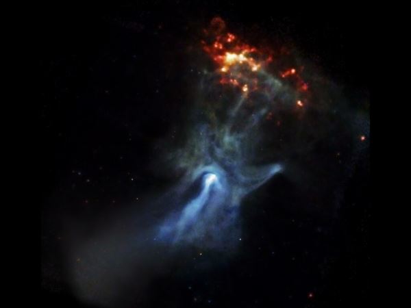 Астрономы измерили скорость «Руки Бога»